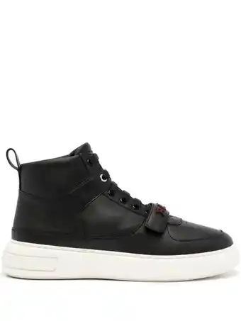 Farfetch Bally high-top sneakers - zwart aanbieding