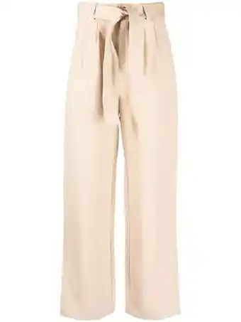 Farfetch Woolrich broek met wijde pijpen - beige aanbieding