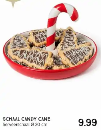 Xenos SCHAAL CANDY CANE Serveerschaal Ø 20 cm aanbieding