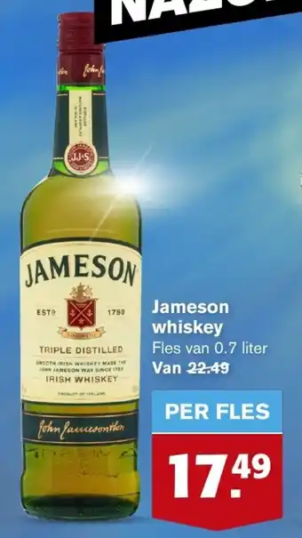 Hoogvliet Jameson whiskey aanbieding