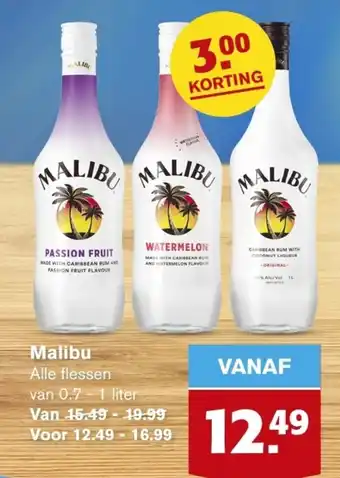 Hoogvliet Malibu 1 liter aanbieding