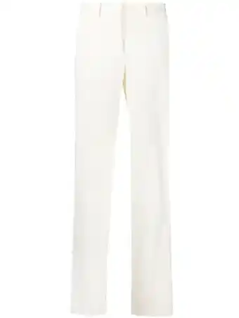 Farfetch Off-white pantalon van wolmix - beige aanbieding