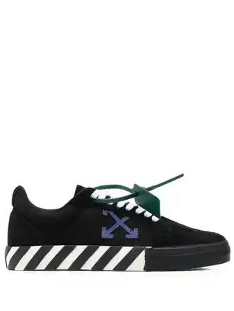 Farfetch Off-white vulcanized low-top sneakers - zwart aanbieding