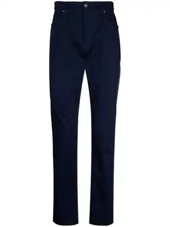 Farfetch Moschino straight broek - blauw aanbieding