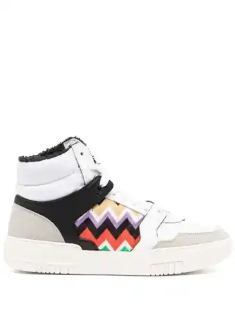 Farfetch Missoni high-top sneakers - wit aanbieding