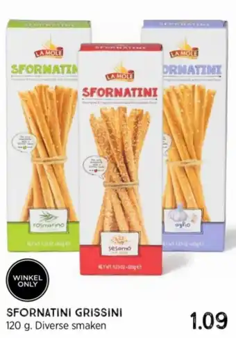 Xenos SFORNATINI GRISSINI 120 g. aanbieding