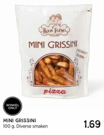 Xenos MINI GRISSINI 100 g. aanbieding