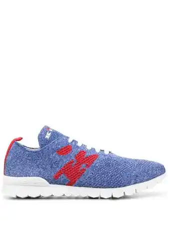 Farfetch Kiton low-top sneakers - blauw aanbieding