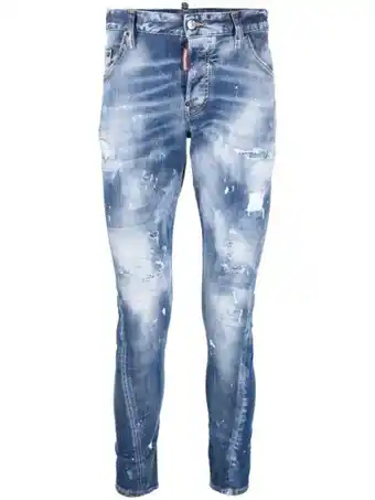 Farfetch Dsquared2 skinny jeans - blauw aanbieding