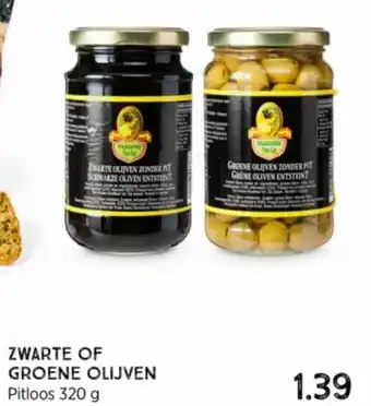 Xenos ZWARTE OF GROENE OLIJVEN Pitloos 320 g aanbieding