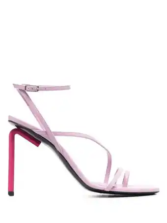 Farfetch Off-white allen sandalen met bandjes - roze aanbieding