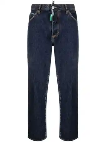 Farfetch Dsquared2 straight jeans - blauw aanbieding