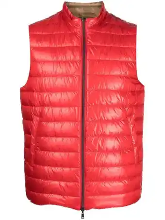 Farfetch Herno omkeerbaar gilet - rood aanbieding