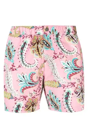 Farfetch Etro zwembroek met paisley-print - roze aanbieding