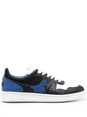 Farfetch Dsquared2 sneakers met logopatch - zwart aanbieding