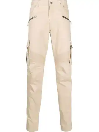 Farfetch Balmain cargo broek - beige aanbieding