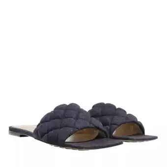 Fashionette Bottega veneta slippers - padded slides in blauw aanbieding