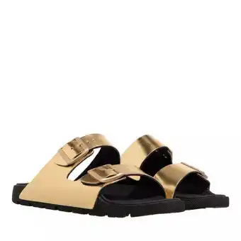 Fashionette Hugo boss boss sandalen - surfley sand-mt in goud aanbieding