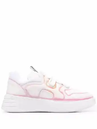 Farfetch Hogan rebel low-top sneakers - wit aanbieding