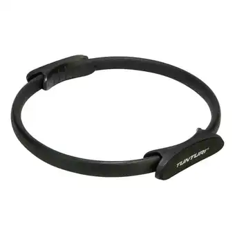 Fitnessdelivery Tunturi pilates ring l zwart aanbieding