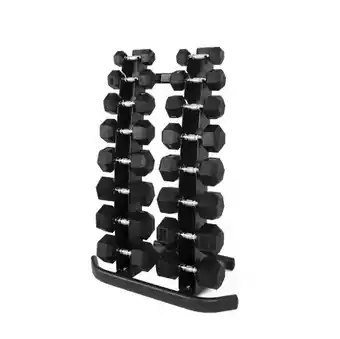 Fitnesskoerier Ptessentials pro hexa dumbbellset 2,5 t/m 20 kilo incl. hd vertical tower aanbieding