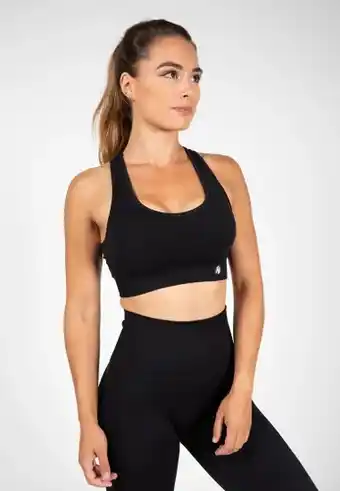 Fitwinkel.nl Gorilla wear yava seamless sport beha - zwart - s/m aanbieding