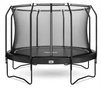 Fitwinkel.nl Salta premium edition trampoline met veiligheidsnet - zwart - 366 cm aanbieding