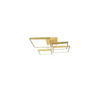 fonQ Qazqa led plafondlamp lejo - goud|messing - design - l 52.5cm aanbieding