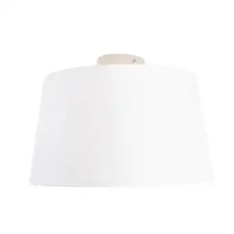 fonQ Qazqa plafondlamp combi - wit - landelijk | rustiek - d 350mm aanbieding