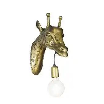 fonQ Qazqa wandlamp wl-animal - goud|messing - landelijk - l 140mm aanbieding