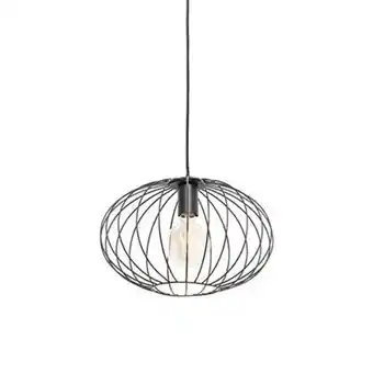 fonQ Qazqa hanglamp margarita - zwart - design - d 36cm aanbieding