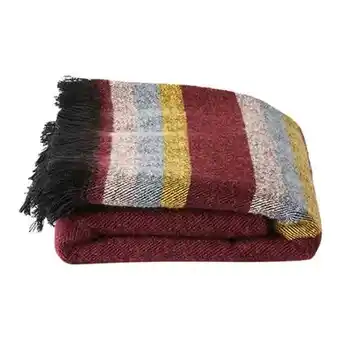 fonQ Hkliving plaid - burgundy aanbieding