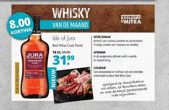 Mitra Isle Of Jura Red Wine Cask Finish 8.00 Korting aanbieding