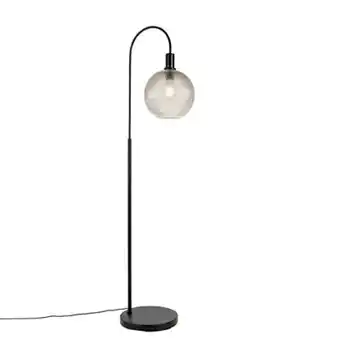 fonQ Qazqa vloerlamp chico - zwart - design - l 30cm aanbieding