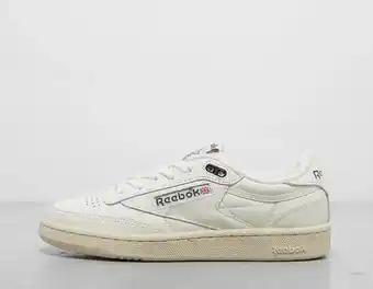 Footpatrol Reebok club c vintage women's - white, white aanbieding