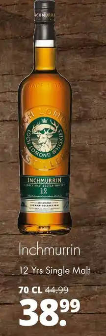 Mitra Inchmurrin 12 Yrs Single Malt 70cl aanbieding