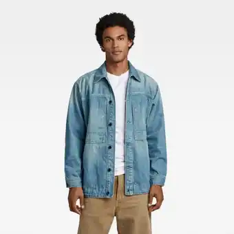 G-Star RAW G-star raw premium us navy shanorak - midden blauw - heren aanbieding