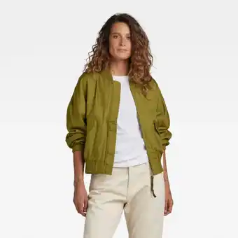 G-Star RAW G-star raw everyday bomber overshirt - groen - dames aanbieding