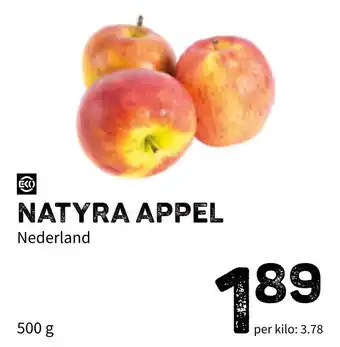 Ekoplaza Natyra appel 500g aanbieding