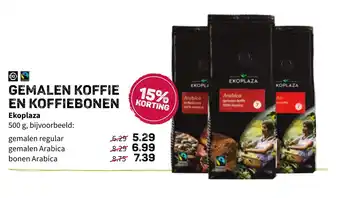 Ekoplaza Gemalen koffie en koffiebonen aanbieding