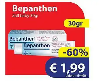 Die Grenze Bepanthen Zalf Baby 30gr aanbieding