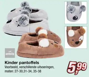 Kik Kinder pantoffels aanbieding