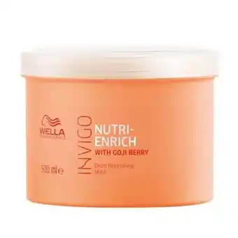 Hairandbeautyonline.com Wella invigo nutri enrich deep nourishing mask 500ml aanbieding