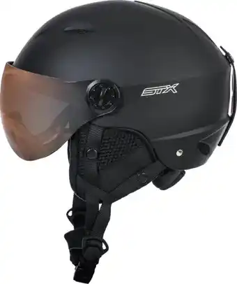 Herqua Stx helm + vizier jr black vizierhelm junior aanbieding