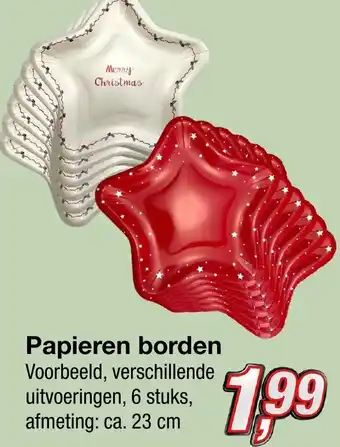 Kik Papieren borden aanbieding