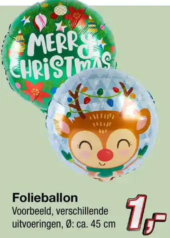 Kik Folieballon aanbieding