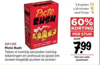 Vomar Voordeelmarkt Picto Rush aanbieding