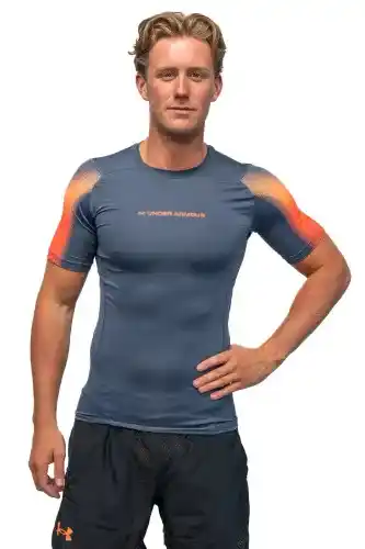 Herqua Under armour hg armour novelty ss sportshirt heren aanbieding