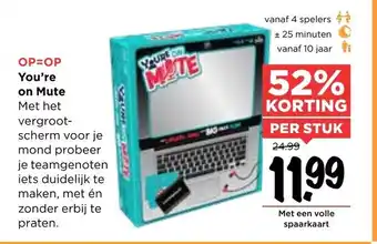 Vomar Voordeelmarkt You're on Mute aanbieding