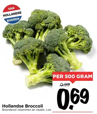 Vomar Voordeelmarkt Hollandse Broccoli 500 gram aanbieding